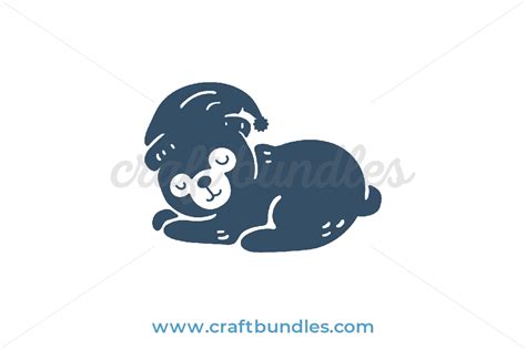 Sleeping Bear SVG Cut File - CraftBundles