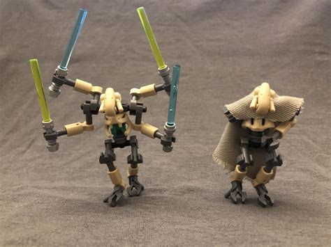 LEGO MOC General Grievous Part Built MiniFig by Propzie | Rebrickable - Build with LEGO