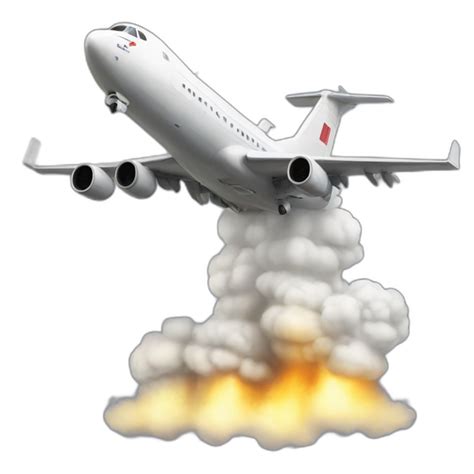 plane crash building | AI Emoji Generator