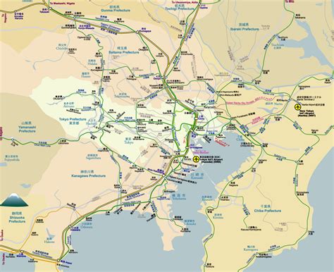 Railway Map of Kanto Region - JohoMaps