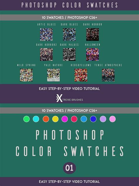 Photoshop Color Swatches #1 Cs6 Photoshop, Color Switch, Easy Step, Blues, Swatch, Palette ...