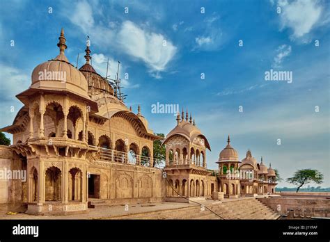 Kusum sarovar ancient abandoned temple in India UP Stock Photo - Alamy