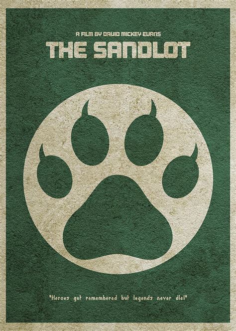 The Sandlot Alternative Minimalist Movie Poster Digital Art by Inspirowl Design - Pixels