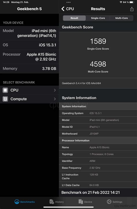 Apple A15 Bionic (5-GPU) Benchmark, Test and specs