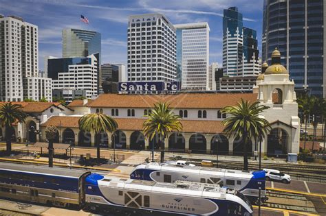 Photography of San Diego's Historic Santa Fe Depot Train Station during ...