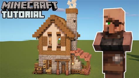 Simple Weaponsmith Villager House in Minecraft - TBM | TheBestMods