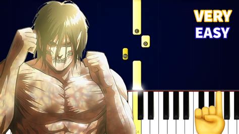 Attack on Titan - Season 4 Trailer Music - VERY Easy Piano tutorial ...