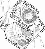 Coloring Food Stock Illustrations – 21413  sketch template