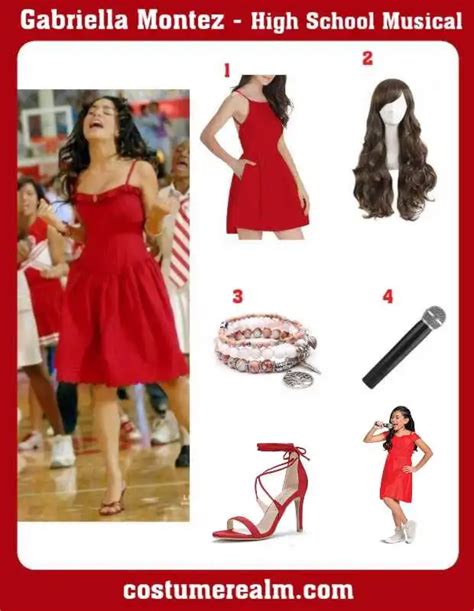 Gabriella Montez Costume - Costume Realm