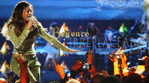 Beyoncé - Irreplaceable (Live at the World Music Awards 2006 Studio Version) - YouTube