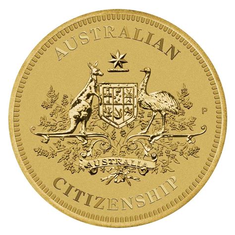 2023 $1 Australian Citizenship Coin in Card - Aussie Coins and Notes