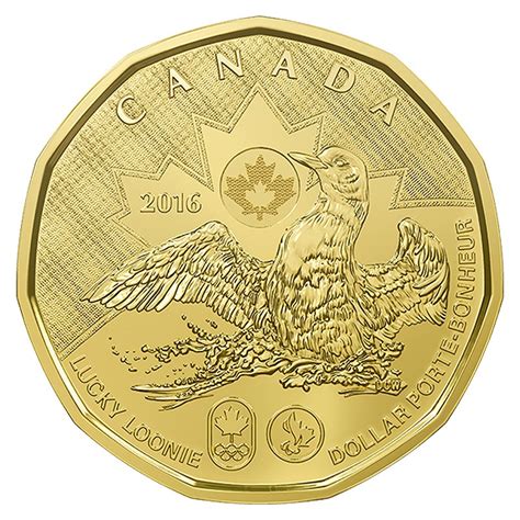 2016 Canadian $1 Olympic Lucky Loonie Dollar Original Coin Roll