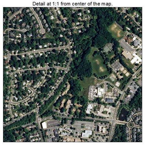 Aerial Photography Map of Fairfax, VA Virginia