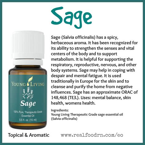 Sage Essential Oil - Real Food RN