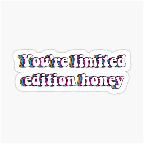 "limited edition " Sticker by mad-stickers15 | Redbubble