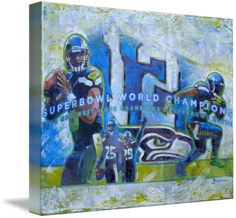 Seahawks 2014 Superbowl Champs by Greg Simanson