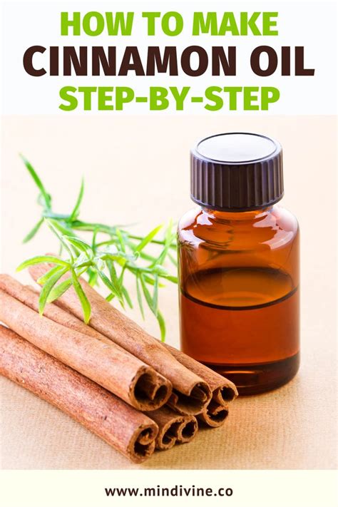 How To Make Cinnamon Oil DIY: Step By Step Recipe | Cinnamon oil, Diy ...