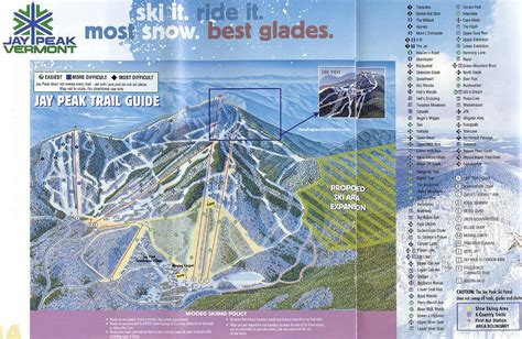 2002-03 Jay Peak Trail Map - New England Ski Map Database - NewEnglandSkiHistory.com