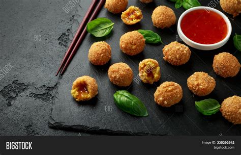 Fried Rice Balls Sweet Image & Photo (Free Trial) | Bigstock