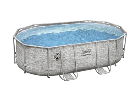 Coleman Power Steel 16' x 10' x 48" Oval Above Ground Pool Set - Walmart.com - Walmart.com