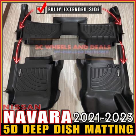 NISSAN NAVARA 2021-2024 5D DEEP DISH MATTING (NAVARA ACCESSORIES ...