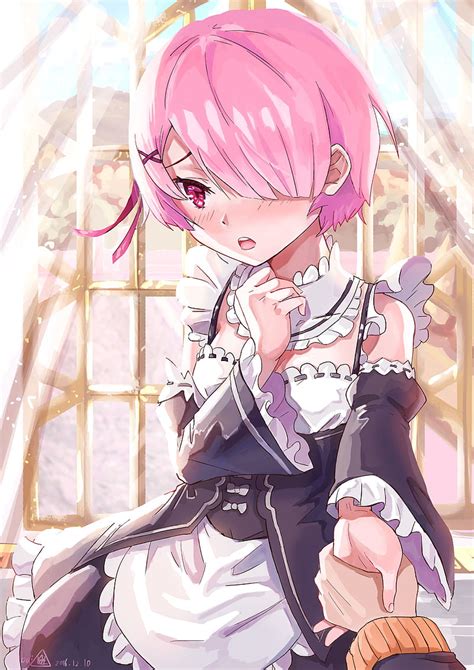 4K free download | Anime, anime girls, fan art, Re:Zero Kara Hajimeru Isekai Seikatsu, Ram (Re ...