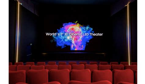 samsung debuts industrys first 3d cinema led screen theatre in ...