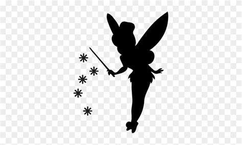 Tinkerbell Silhouette Clip Art - Tinkerbell Silhouette Clip Art - Free Transparent PNG Clipart ...