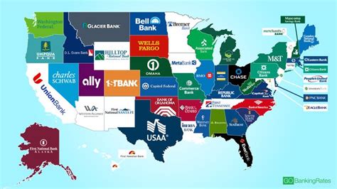 Here is the biggest bank in every state | Commerce bank, Map, Big