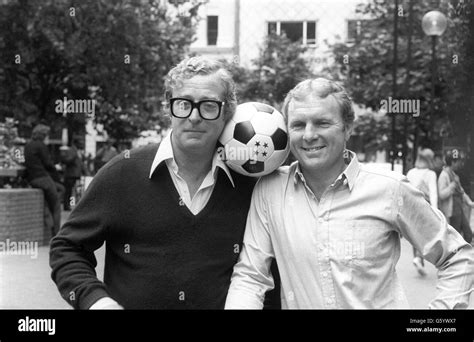 Film - Michael Caine and Bobby Moore - Escape to Victory premiere Stock Photo, Royalty Free ...