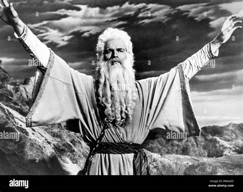 Charlton Heston, "The Ten Commandments" 1956 Paramount File Reference ...