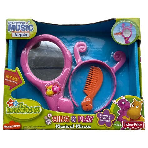 Fisher-Price Backyardigans Sing And Play Musical Mirror Baby & Preschool Toy - Walmart.com