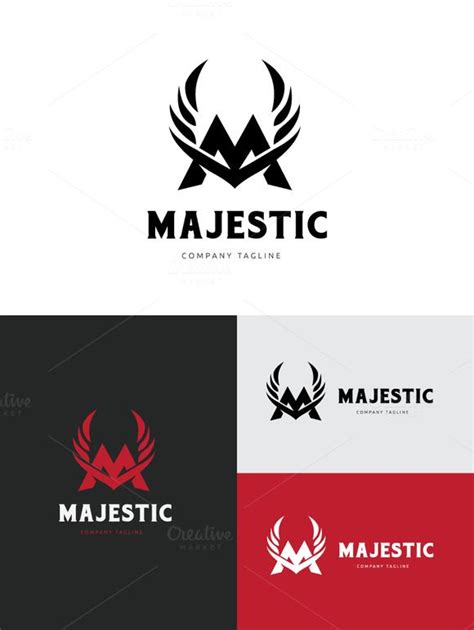 Majestic Logo by @Graphicsauthor Page Design, Book Design, Mavericks Logo, Binder Templates ...