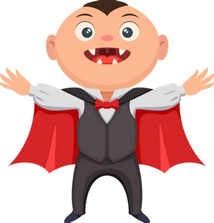 5 Boy Wearing Vampire Costume Illustrations - Free in SVG, PNG, EPS ...