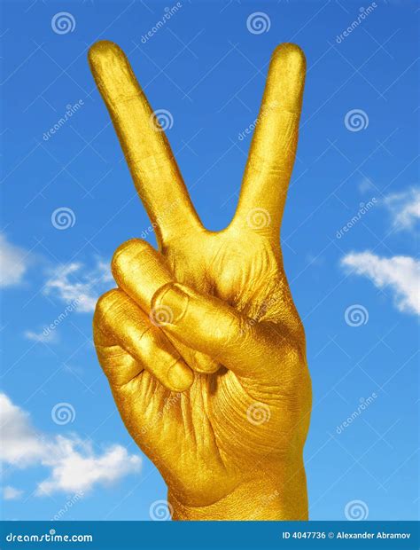 Victory Sign Royalty Free Stock Image - Image: 4047736