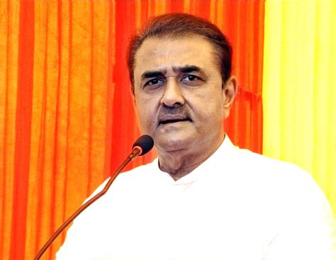 New Delhi : NCP newly elected president Praful Patel addresses