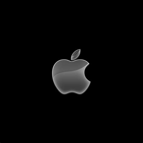 Apple logo black cool | wallpaper.sc iPad