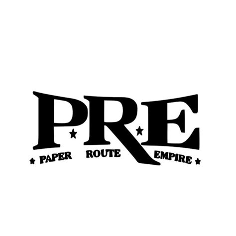 Paper Route Empire Vinyl Car Decal P.R.E - Etsy