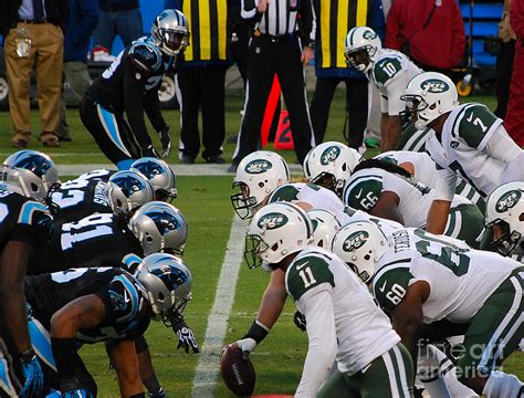 Scrimmage Line Photograph by Mark Spearman