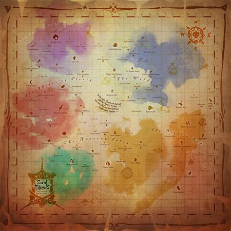 Sea of Thieves updated the Map with New Words on Twitter : r/Seaofthieves