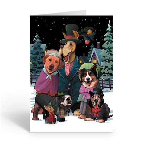 Dog Choir Holiday Card 18 Cards & Envelopes - Dog Theme Boxed Christmas ...