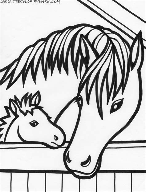 Horse Printable Coloring Pages Free Printable Coloring Pages