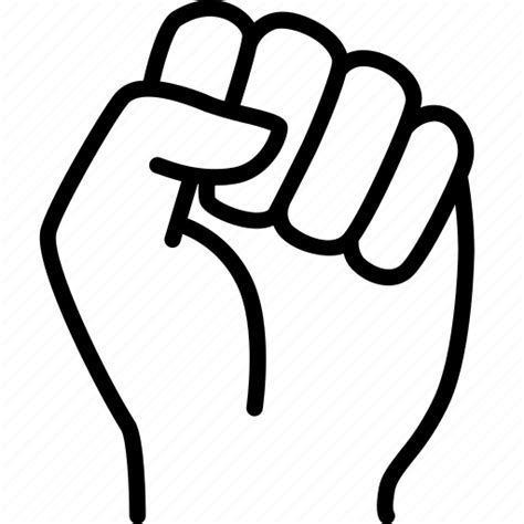 Black lives matter, blm, fist, hand, solidarity icon - Download on ...