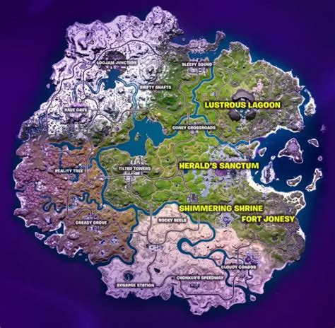 Fortnite Chapter 3 Season 4 Paradise Map – 4 New Points Of Interest