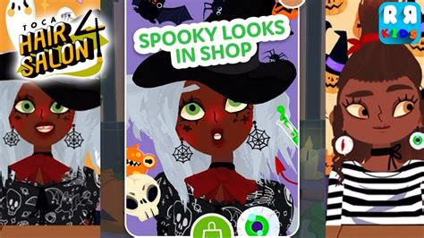 Toca Hair Salon 4 - New content in the shop: Spooky pack | iPad Gameplay - YouTube