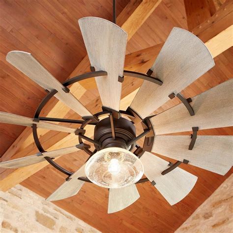 Quorum Lighting - Windmill Ceiling Fan | Windmill ceiling fan, Ceiling fan bedroom, Unique ...