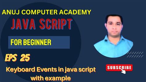 Keyboard Events in Java Script Ep-25 - YouTube