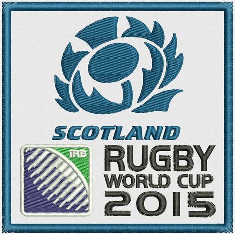 Scotland Rugby Team Logo Embroidery Design 4x4 and - Etsy