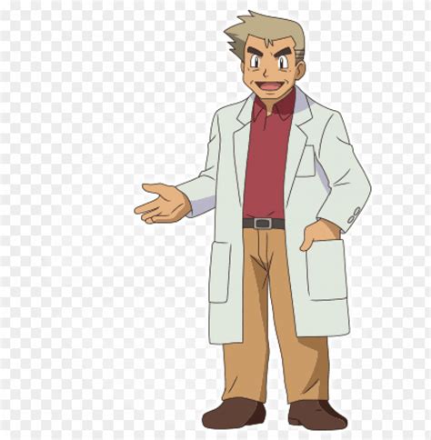 Being Charismatic And Popular Professor Oak Often - Okido Pokemo PNG Transparent With Clear ...