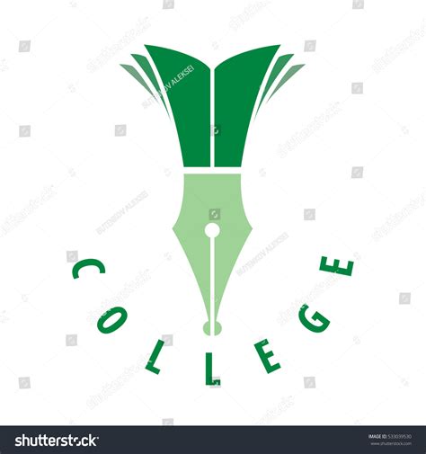 College Logo Vector Stock Vector (Royalty Free) 533039530 | Shutterstock